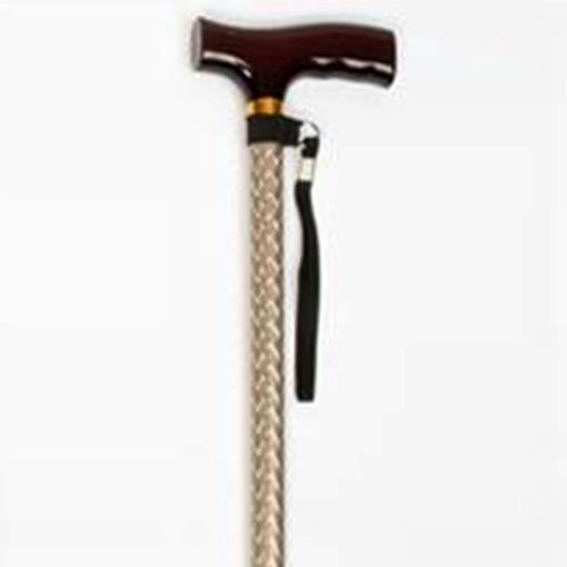 Picture of T HANDLE CANE BRONZE WAVE