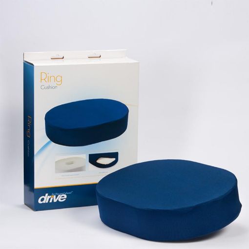 Picture of Ring Cushion - 420 x 320 x 90; FR Foam with Blue fabric cvr.