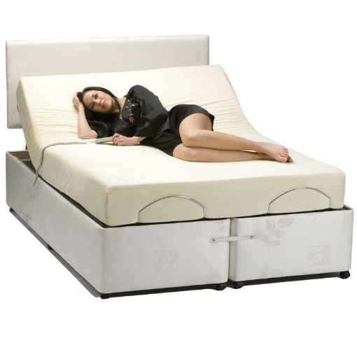 Picture of Standard Divan Adj Bed With Memory Foam Mattress 4' 6" Complete