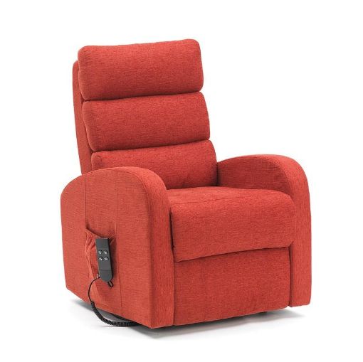 Picture of Rosebery Single Fabric Riser Recliner (Terracotta)