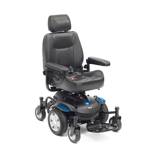 Picture of TITAN AXS MID WHEEL POWERCHAIR, RED/BLUE