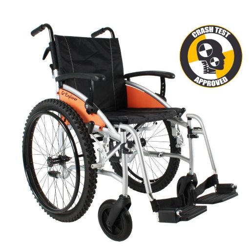 Picture of Excel G-Explorer All Terrain Outdoor Wheelchair 18" Black