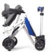 Airline friendly lithium battery on the Manual Fold Plus folding mobility scooter