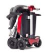 Simple manual folding mechanism for quick transport of the Manual Fold Plus scooter