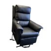 Picture of Joyce Riser Recliner - Black Faux Leather