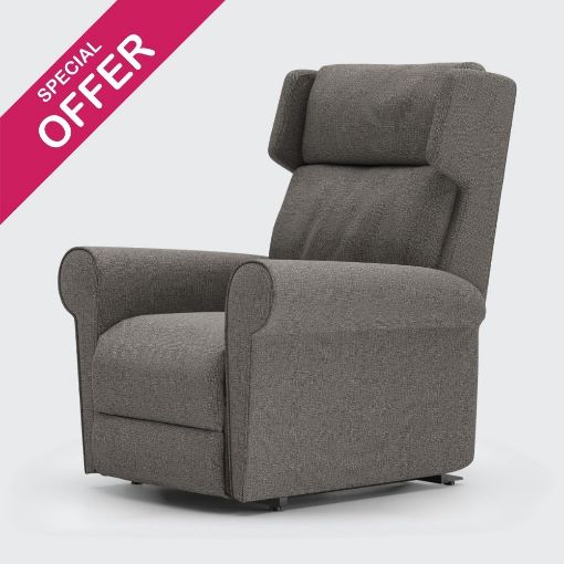 Picture of Vionna Riser Recliner Chair - Dual Motor - Grande - Stone Weave