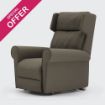Picture of Vionna Riser Recliner Chair - Dual Motor - Petite - Mouse Leather