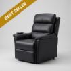 Joyce Riser Recliner Black PU BEST SELLER